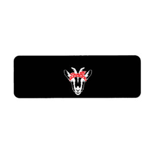 Goat With A Bandanna Funny Goat Lover Womens