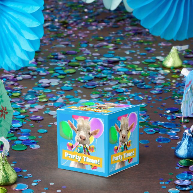 Goat with Party Blowers Favour Box (Party)