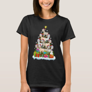 Goat   Xmas Holiday   Goat Christmas Tree T-Shirt