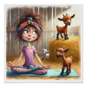 GOAT YOGA POSTER