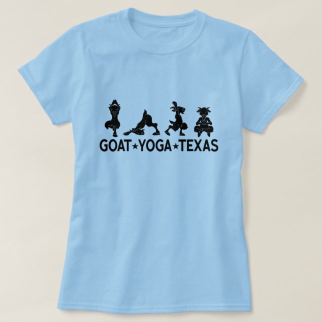 Goat Yoga Texas Women's T-Shirt (Design Front)