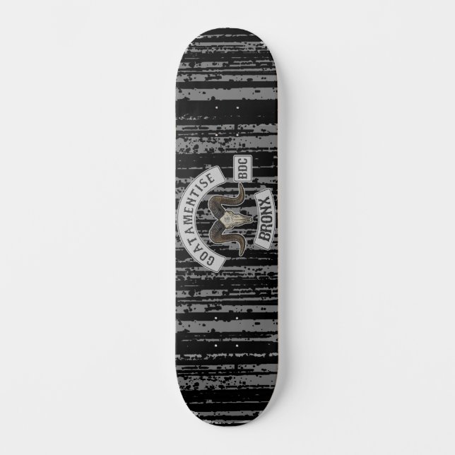 Goatamentise Biker Patch Skateboard (Front)