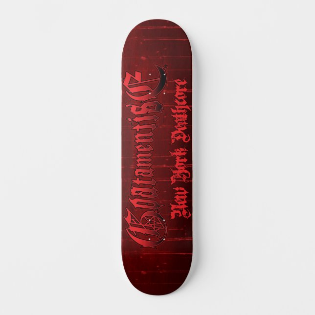 Goatamentise New York Deathcore Skateboard (Front)