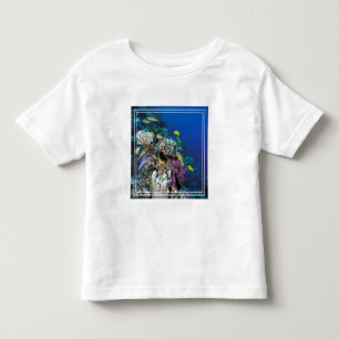 Goatfish Swarm Around Small Coral Toddler T-Shirt