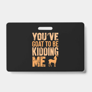 Goatlife ID Badge