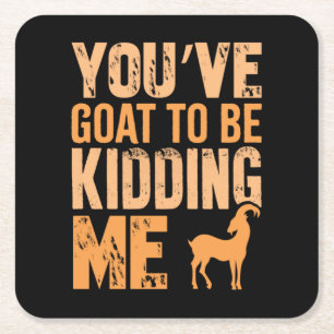 Goatlife Square Paper Coaster