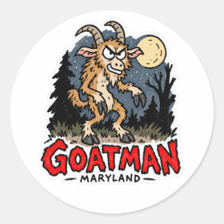 Goatman Maryland Cryptid Sticker