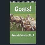 Goats Annual Calendar 2018<br><div class="desc">Goats Annual Calendar 2018</div>