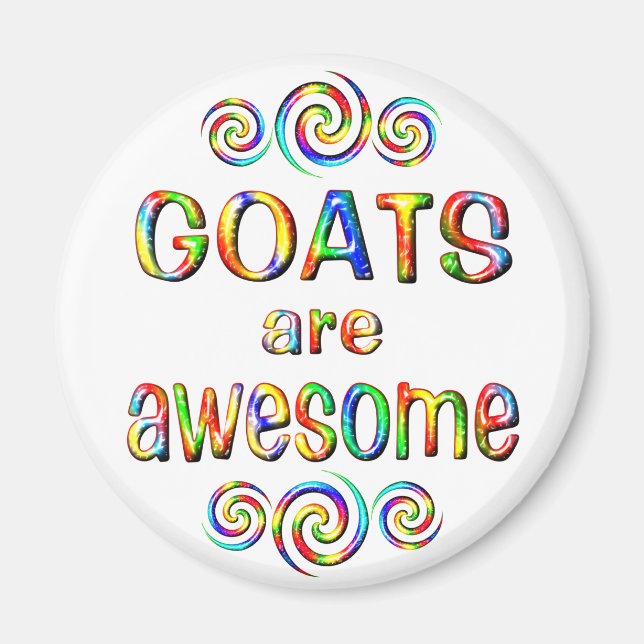 GOATS ARE AWESOME MAGNET (Front)