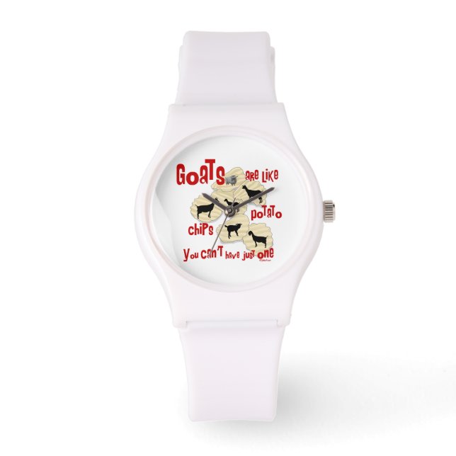 Goats are Like Potato Chips Watch (Front)