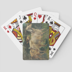 Goats (by Vincenzo Caprile) Playing Cards