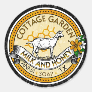 Goat's Milk & Honey Soap Label Sticker