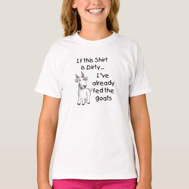 Goats on T-shirts Fed the Goats (Front)