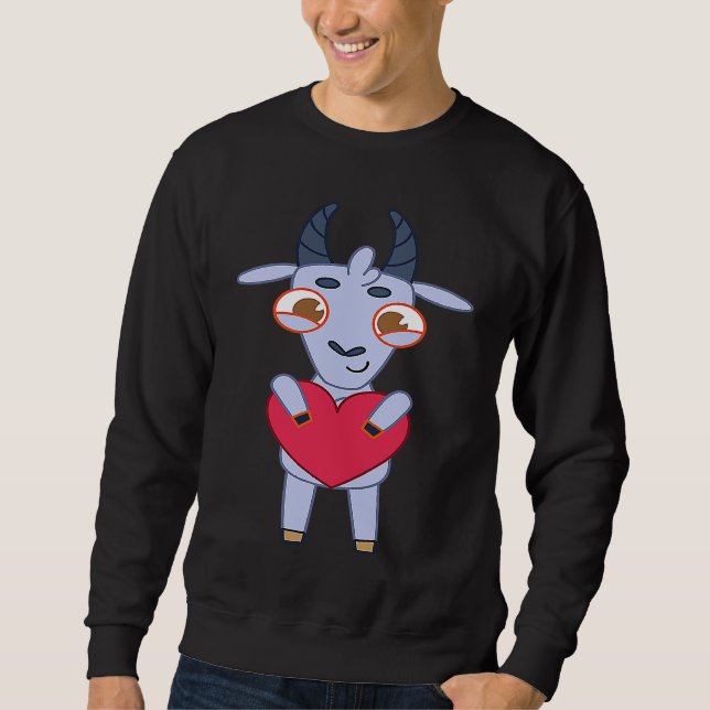 Goats valentines day sweatshirt (Front)