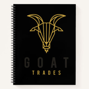 GoatTrades Trading Log Notebook