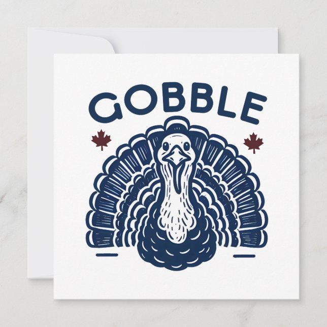 Gobble Gobble Card (Front)