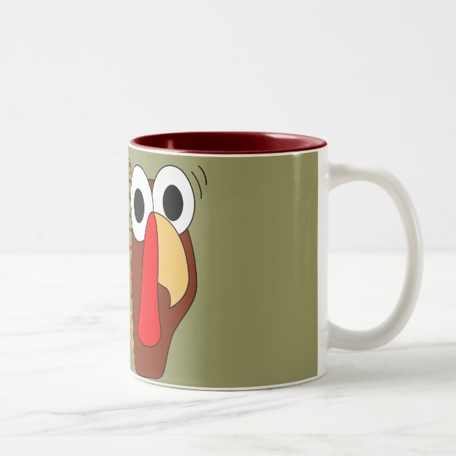 Gobble Gobble Gobble Turkey Mug (Right)