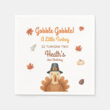 Gobble Gobble Little Turkey Birthday