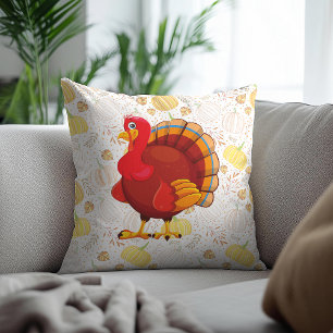 Gobble Gobble Till You Wobble Funny Thanksgiving Cushion