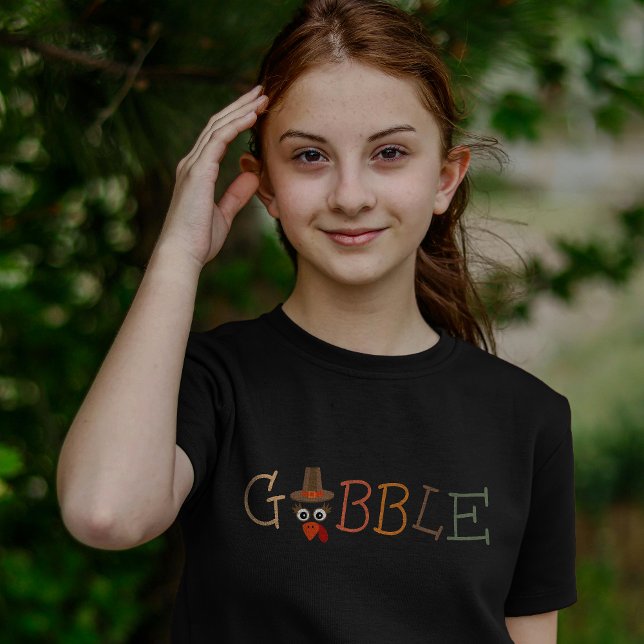 Gobble Gobble Till You Wobble Funny Thanksgiving T-Shirt (Creator Uploaded)