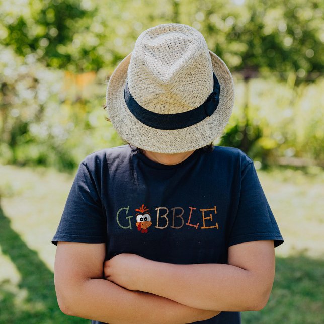 Gobble Gobble Till You Wobble Funny Thanksgiving Tri-Blend Shirt (Creator Uploaded)