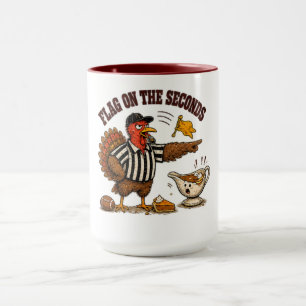 Gobble Hour Turkey Thanksgiving Design Mug