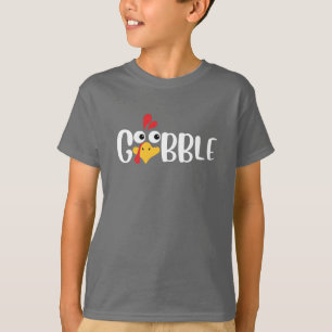 Gobble Thanksgiving Turkey T-Shirt