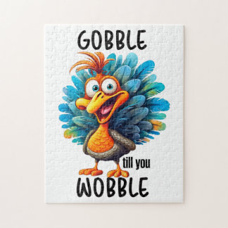 Gobble Til You Wobble Jigsaw Puzzle