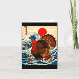 Gobblezilla Turkey Funny Thanksgiving For Men Wome Card