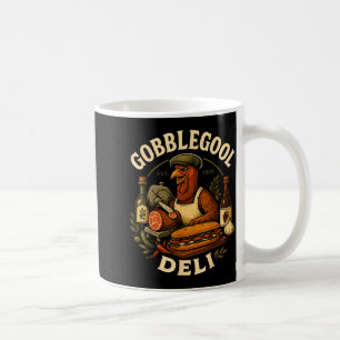 Gobbol Turkey Thanksgiving Italian Turkey Chef  Coffee Mug