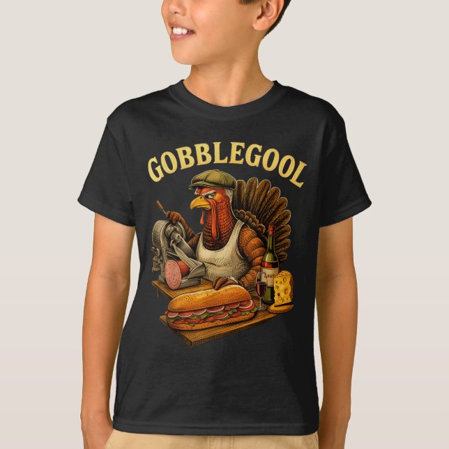 Gobbol Turkey Thanksgiving  T-Shirt (Front)