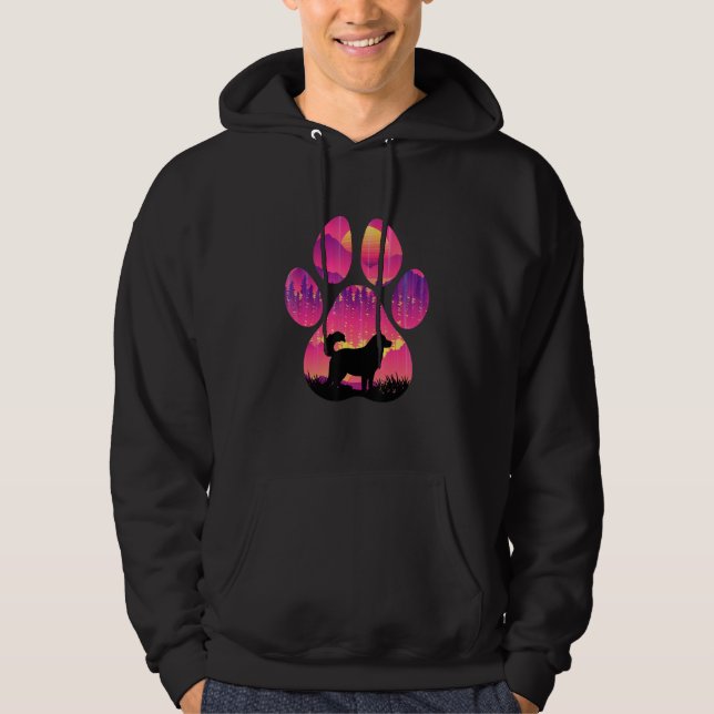 Goberian Paw Mom Dad Dog  Women Men Hoodie (Front)