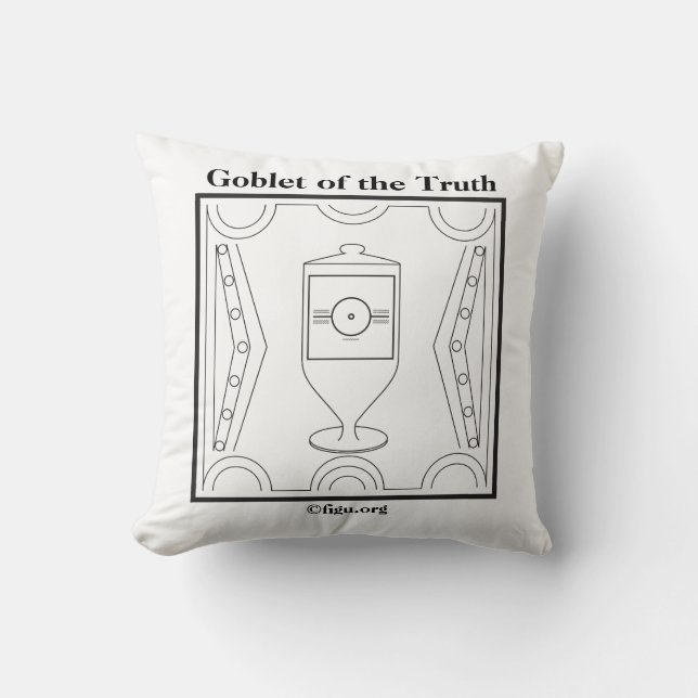 Goblet of the Truth  Cushion (Front)