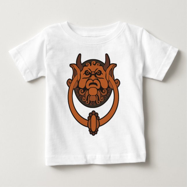 Goblin Door Knocker Baby T-Shirt (Front)