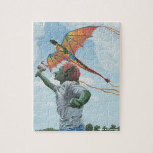 Goblin Flying Dragon Kite Small Fantasy Puzzle