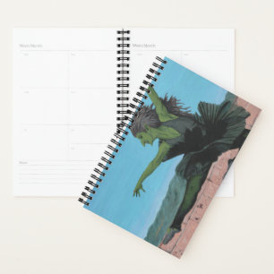 Goblin Girl Ballerina Dancing Fantasy Art Planner