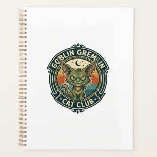Goblin Gremlin Cat Cute Kitty Design - Goblin Grem Planner