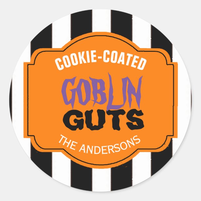 Goblin Guts ID218 Classic Round Sticker (Front)
