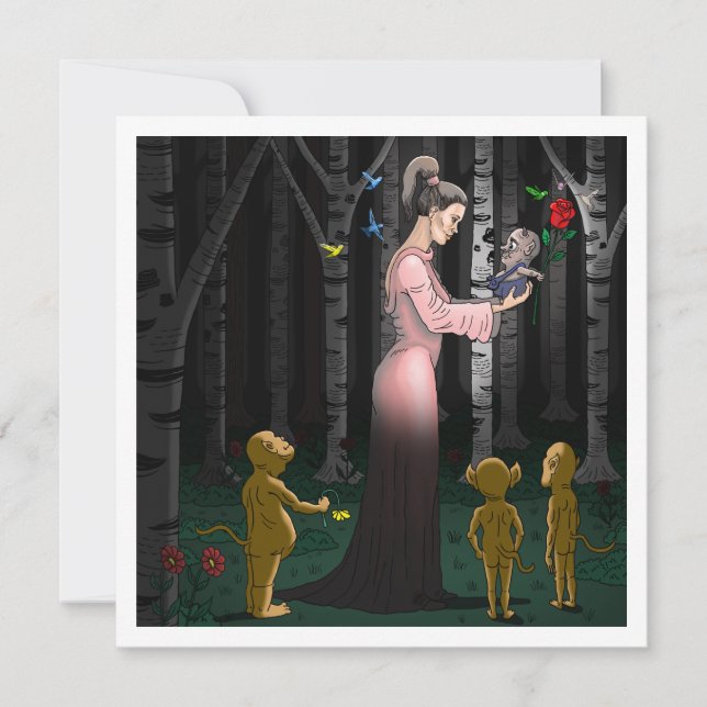 Goblin Love Valentines Day Card (Front)