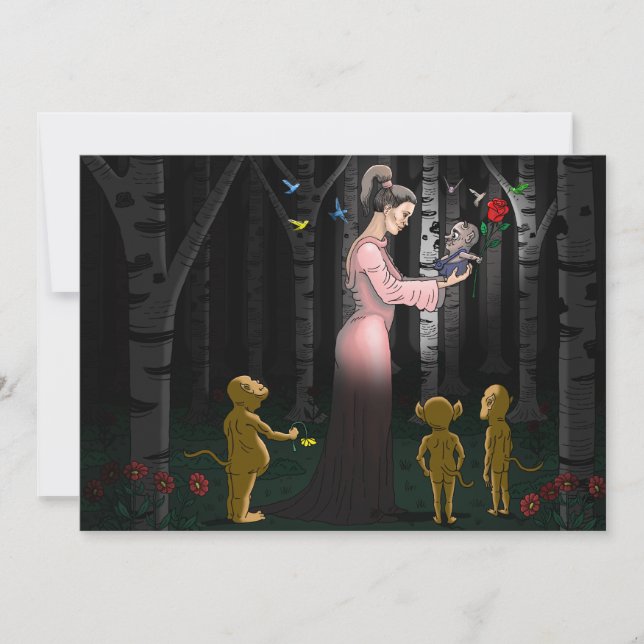 Goblin Love Valentines Day Card (Front)