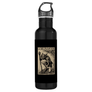 Goblin Mode Goblincore Fairycore Mediaeval Grunge  710 Ml Water Bottle