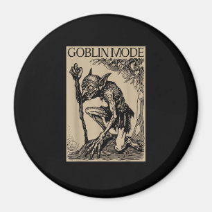 Goblin Mode Goblincore Fairycore Mediaeval Grunge  Magnet