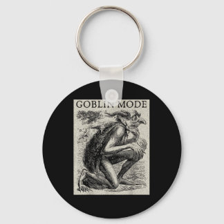 Goblin Mode Goblincore Vintage Aesthetic Funny Off Key Ring