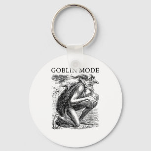 Goblin Mode Goblincore Vintage Aesthetic Funny Off Key Ring