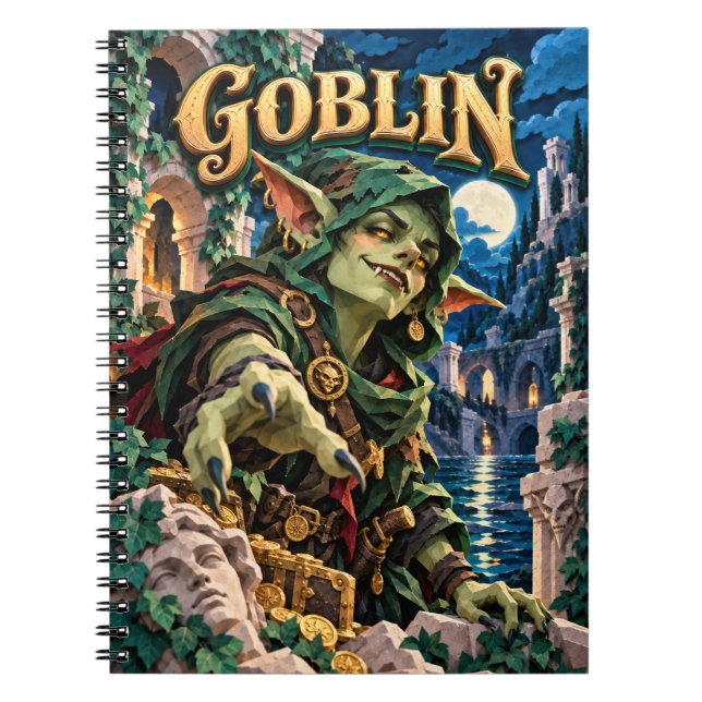 Goblin, Paper Cut Monster Notebook (Front)