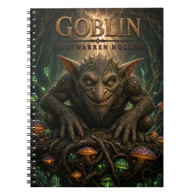 Goblin Rootwarren Hollow Dark Cinema Notebook (Front)