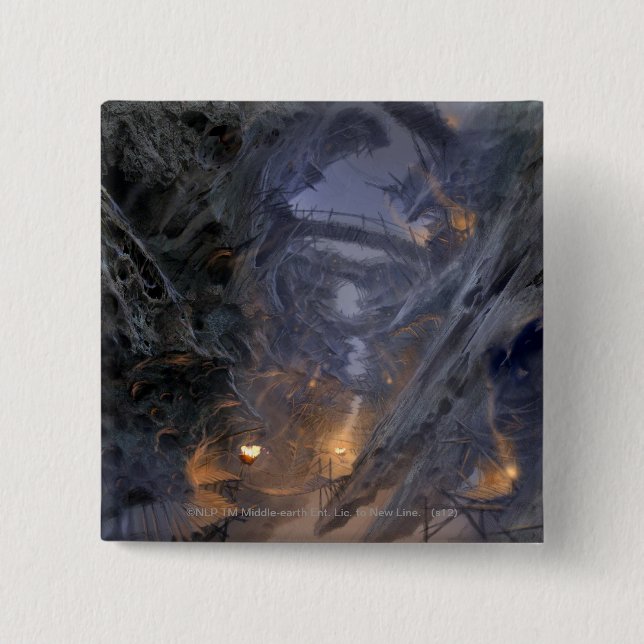 Goblin Town Concept - Bridges 15 Cm Square Badge (Front)