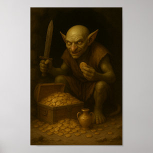 Goblin Treasure Guardian–Small Stature,Big Trouble Poster