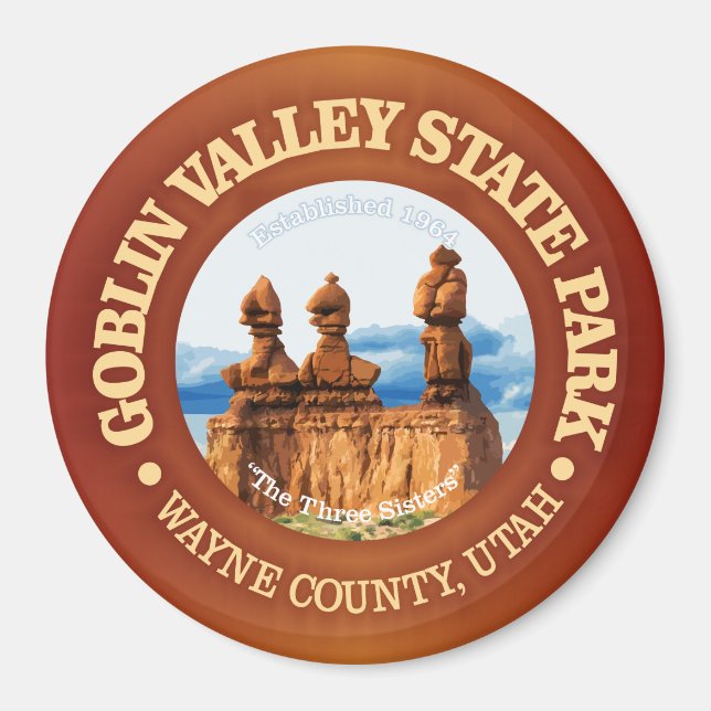 Goblin Valley SP Magnet (Front)