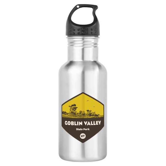 Goblin Valley State Park 532 Ml Water Bottle (Front)